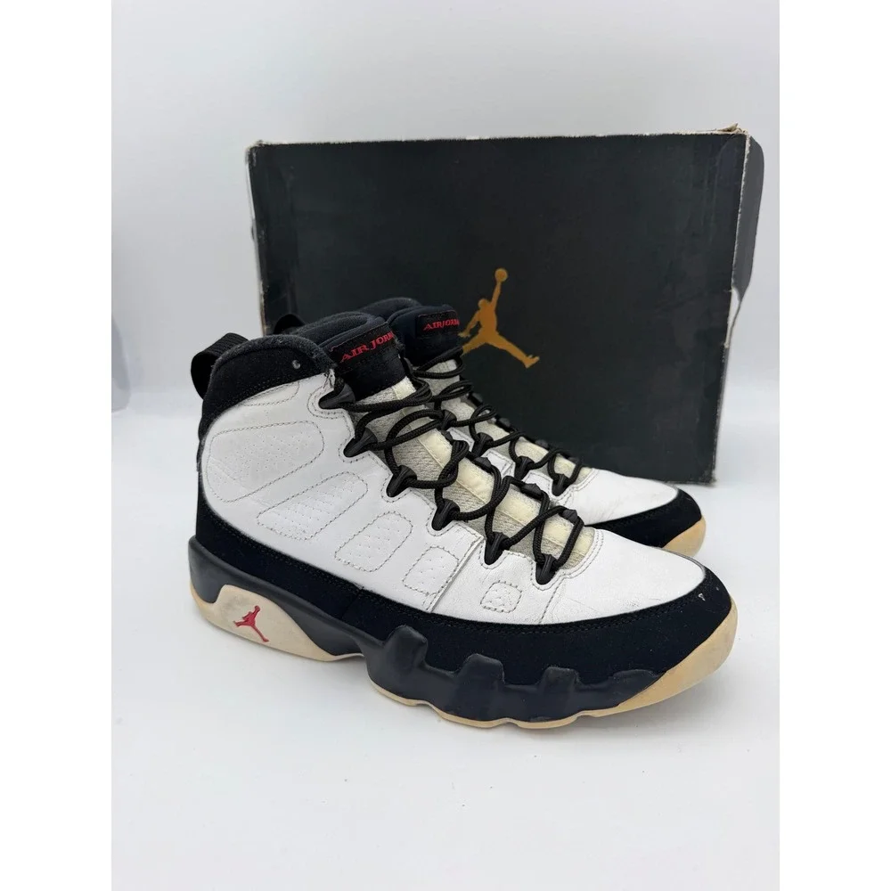 Air Jordan 9 Retro Space Jam 2016 White Black True 302370-112 Mens 8.5 OG Box